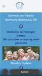 Mobile Screenshot of frisingerdental.com